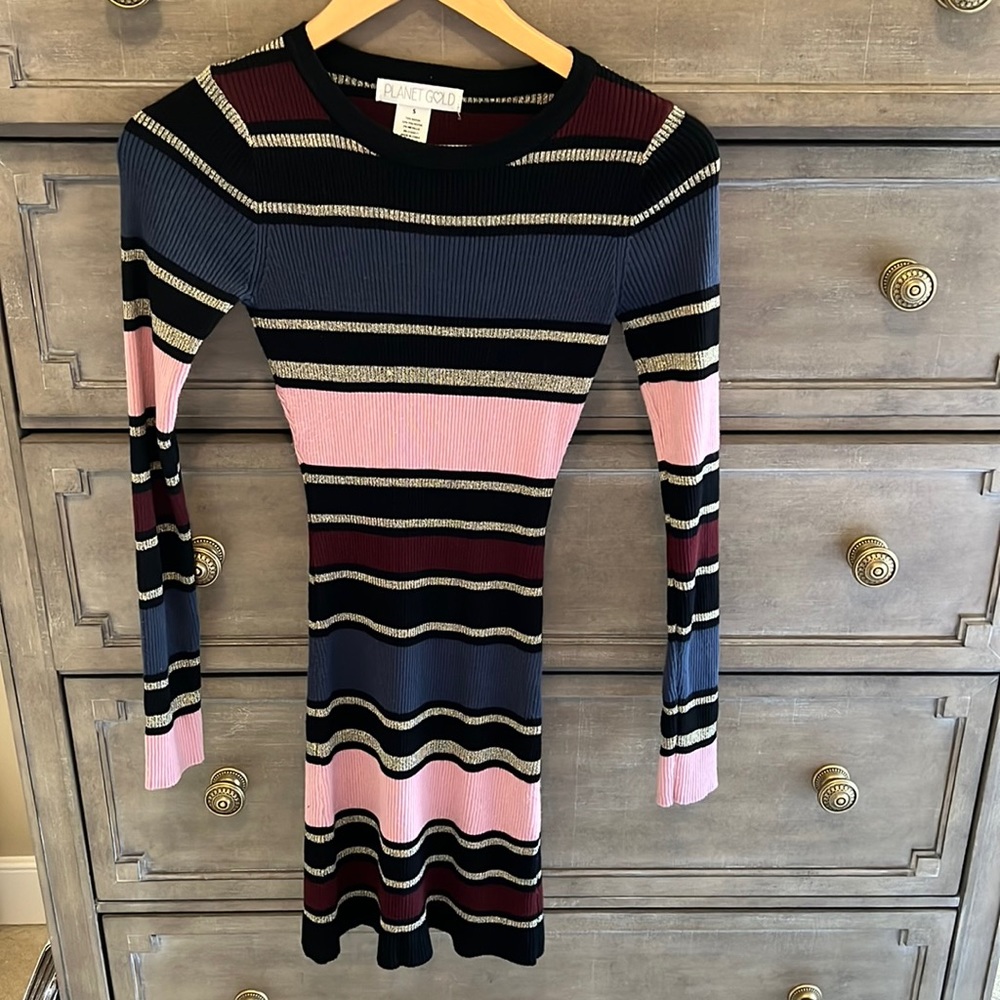 Junior sweater dress by Planet Gold. Size S